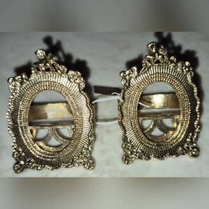 Set Of 2 Vintage Gold Napkin Rings, Like New! Stunning